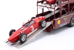 Fiat 642 RN2 Bartoletti Ferrari Renntransporter dunkelrot 1:18 CMR