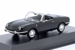 Fiat 850 Sport Spider Baujahr 1968 schwarz 1:43 Minichamps