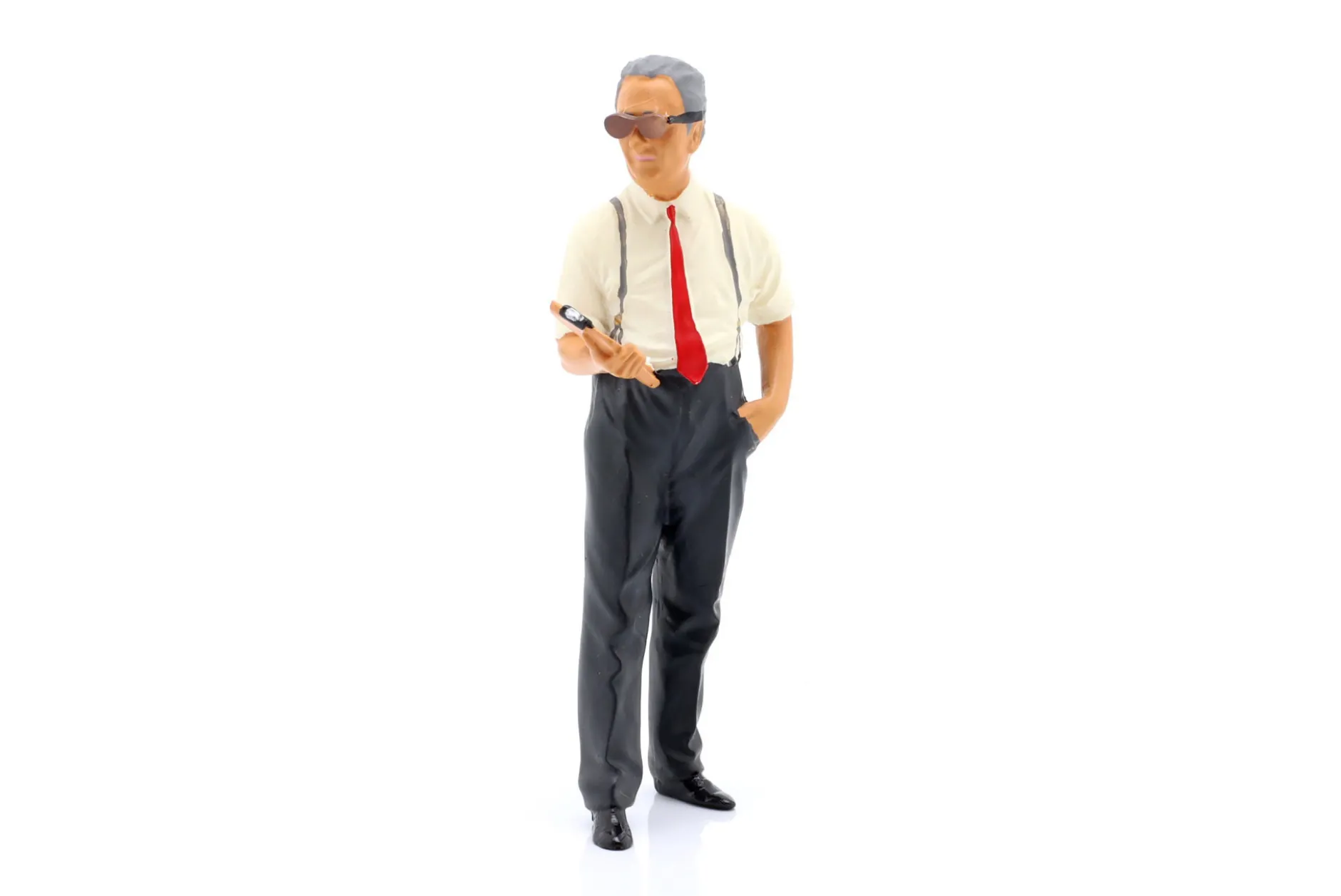 Figur Enzo mit Klemmbrett 1:18 KK-Scale