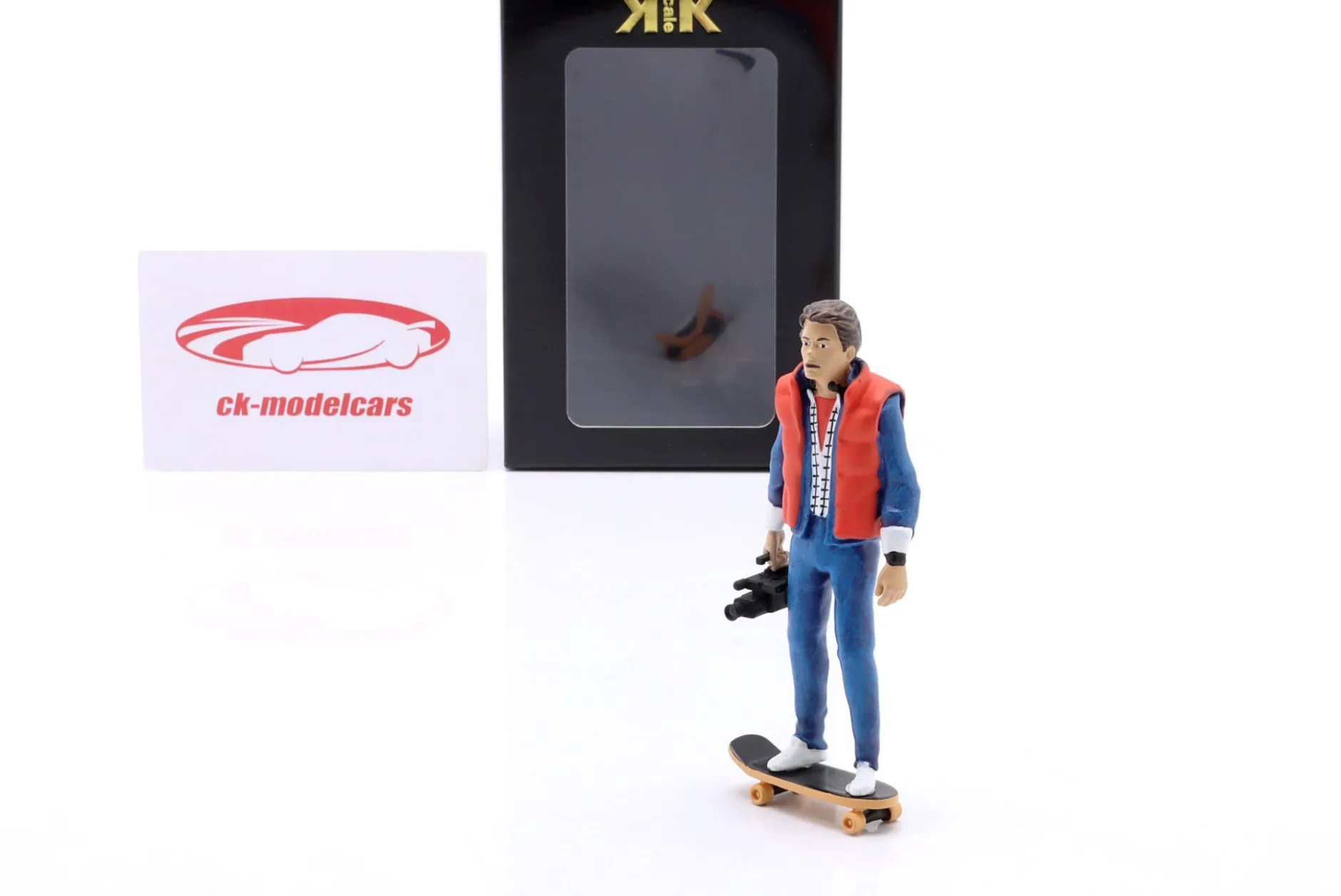 Figur Marty mit Skateboard 1:18 KK-Scale