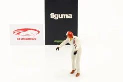 Figur Rennfahrer Jo Siffert stützt sich ab 1:18 FigurenManufaktur