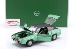 Ford Capri II Ghia 3.0 Baujahr 1974-1977 mittelmeergrün 1:18 TOURING
