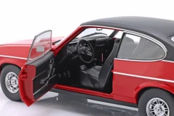 Ford Capri II Ghia 3.0 Baujahr 1974-1977 spanisch rot / schwarz 1:18 TOURING