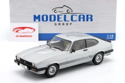 Ford Capri MK III Baujahr 1978 silber metallic 1:18 ModelCar Group