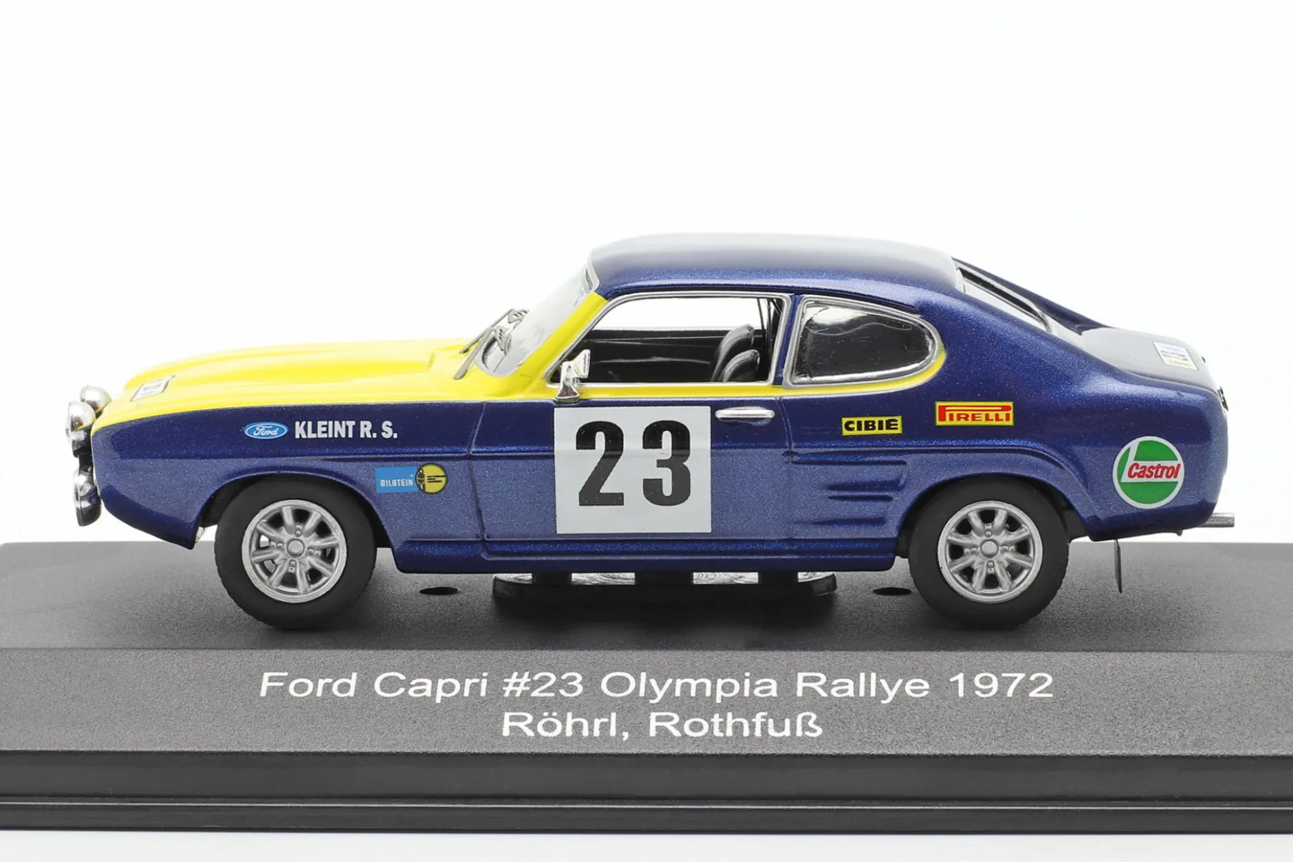 Ford Capri 2600 #23 Olympia-Rallye ERC 1972 Röhrl, Rothfuß 1:43 CMR