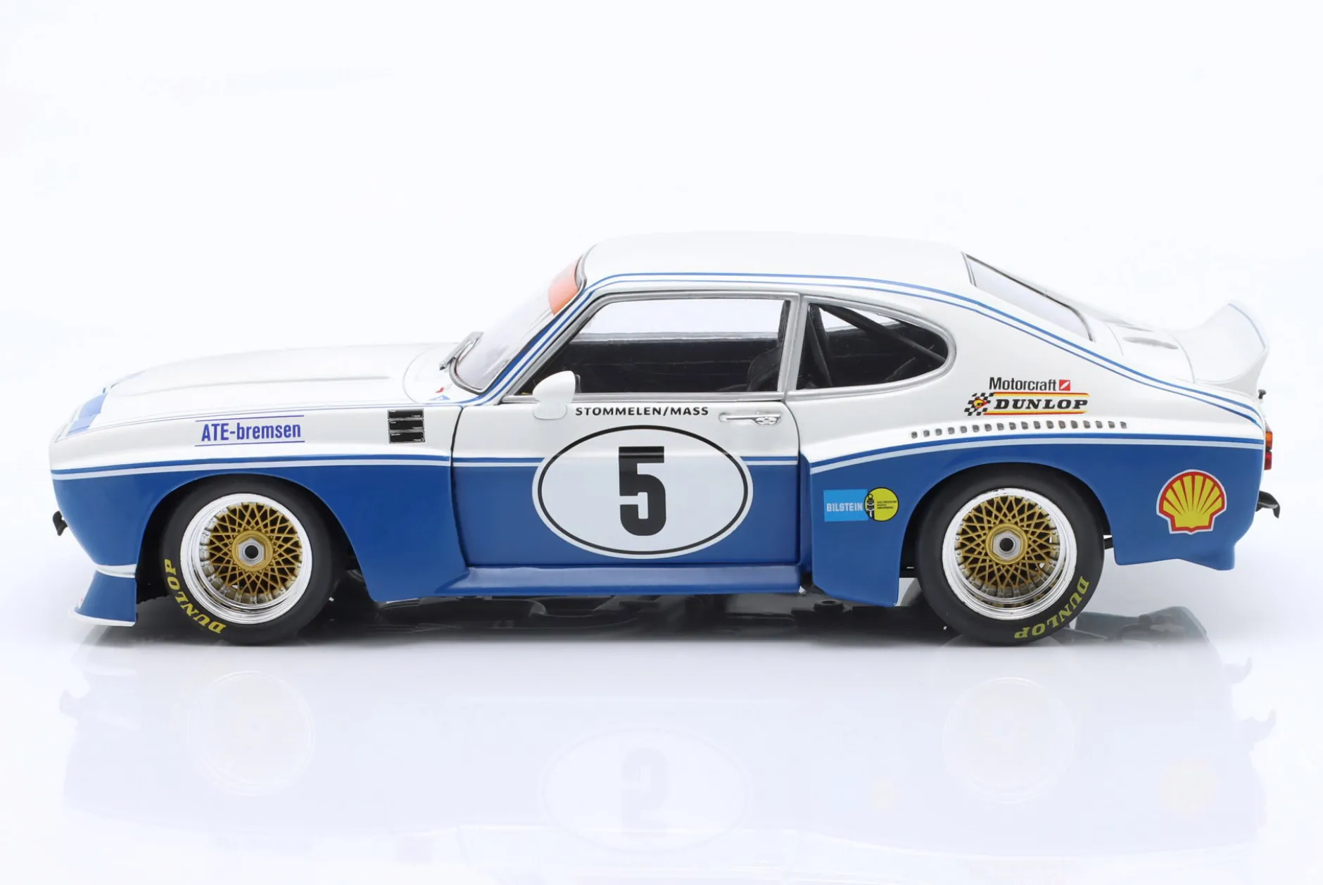 Ford Capri RS 3100 #5 5th ETCC Zandvoort 1974 Stommelen, Mass 1:18 WERK83
