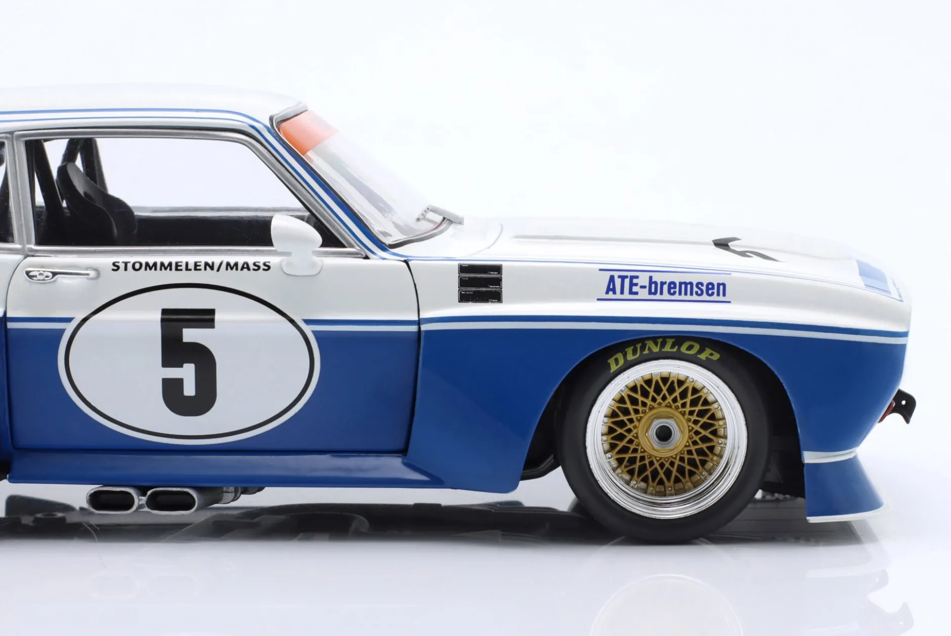 Ford Capri RS 3100 #5 5th ETCC Zandvoort 1974 Stommelen, Mass 1:18 WERK83