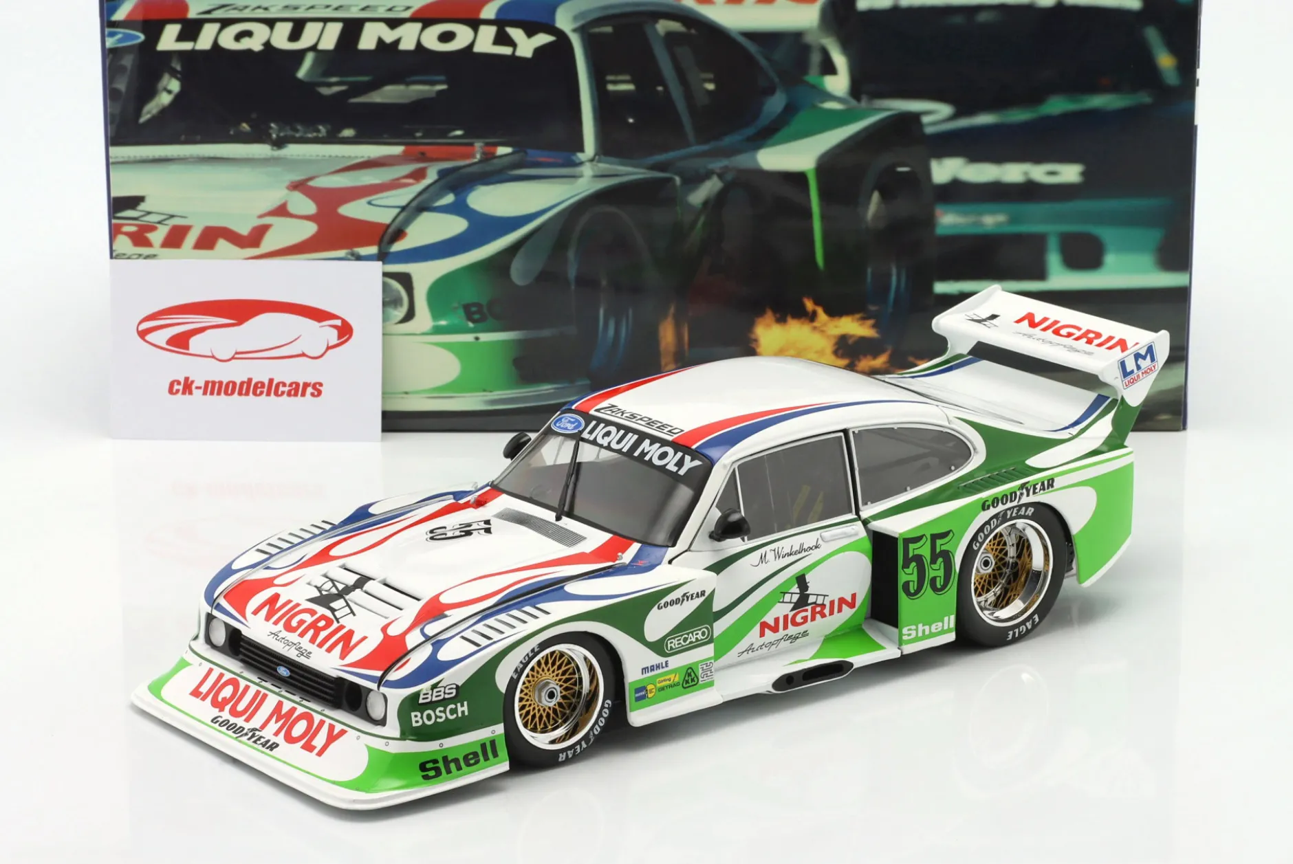 Ford Capri Turbo Gr. 5 Nigrin #55 DRM 1981 M. Winkelhock 1:18 WERK83