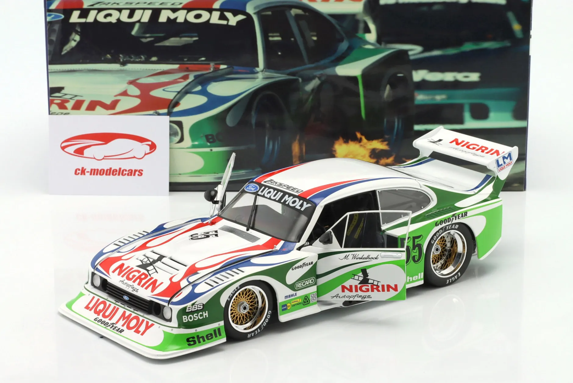 Ford Capri Turbo Gr. 5 Nigrin #55 DRM 1981 M. Winkelhock 1:18 WERK83