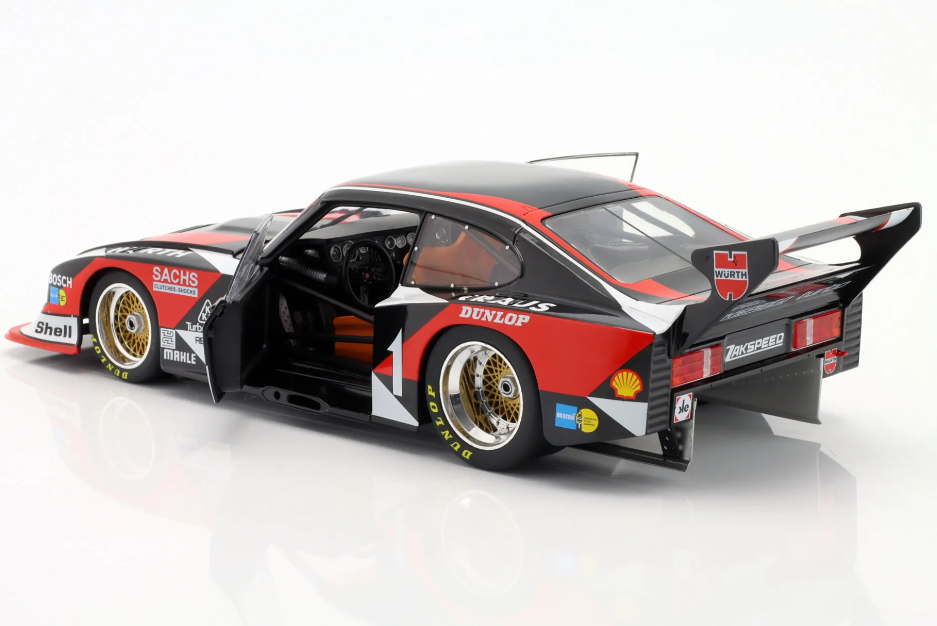 Ford Capri Turbo Gr.5 Würth #1 DRM 1980 Klaus Ludwig 1:18 WERK83
