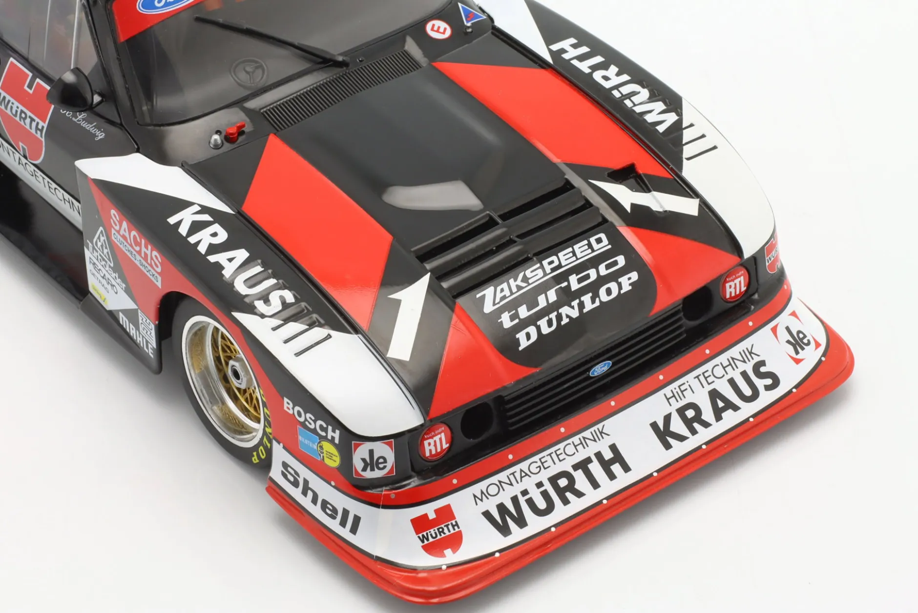 Ford Capri Turbo Gr.5 Würth #1 DRM 1980 Klaus Ludwig 1:18 WERK83