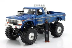 Ford F-250 Monster Truck 48-inch Tires Bigfoot #1 1974 mit 2 Figuren 1:18 Greenlight