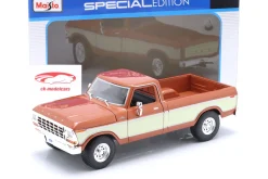 Ford F150 Pick-Up Baujahr 1979 braun metallic / creme weiß 1:18 Maisto