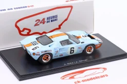 Ford GT40 Gulf #6 Sieger 24h LeMans 1969 Ickx, Oliver 1:43 Spark