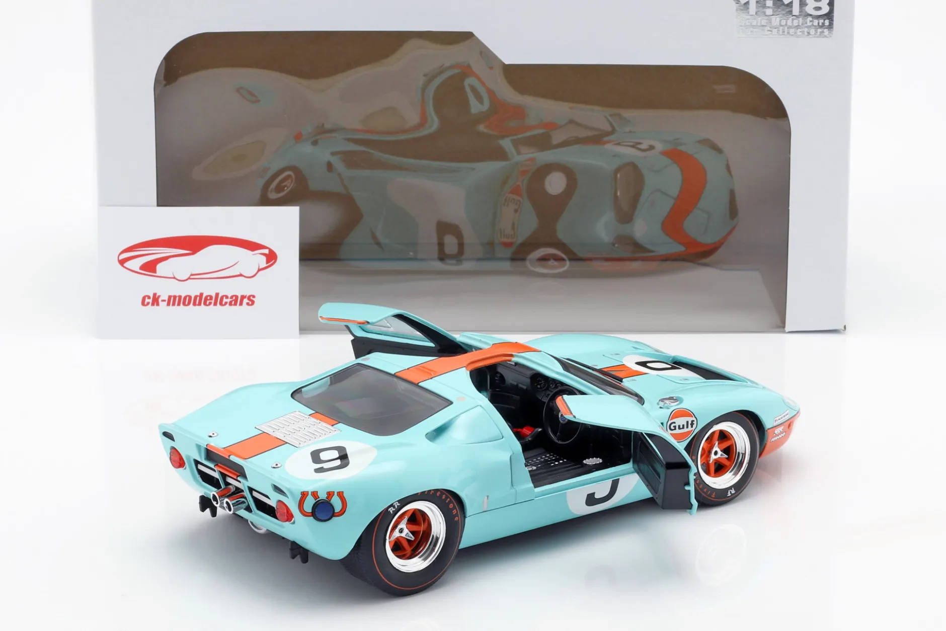Ford GT40 Gulf #9 Sieger 24h LeMans 1968 Rodriguez, Bianchi 1:18 Solido
