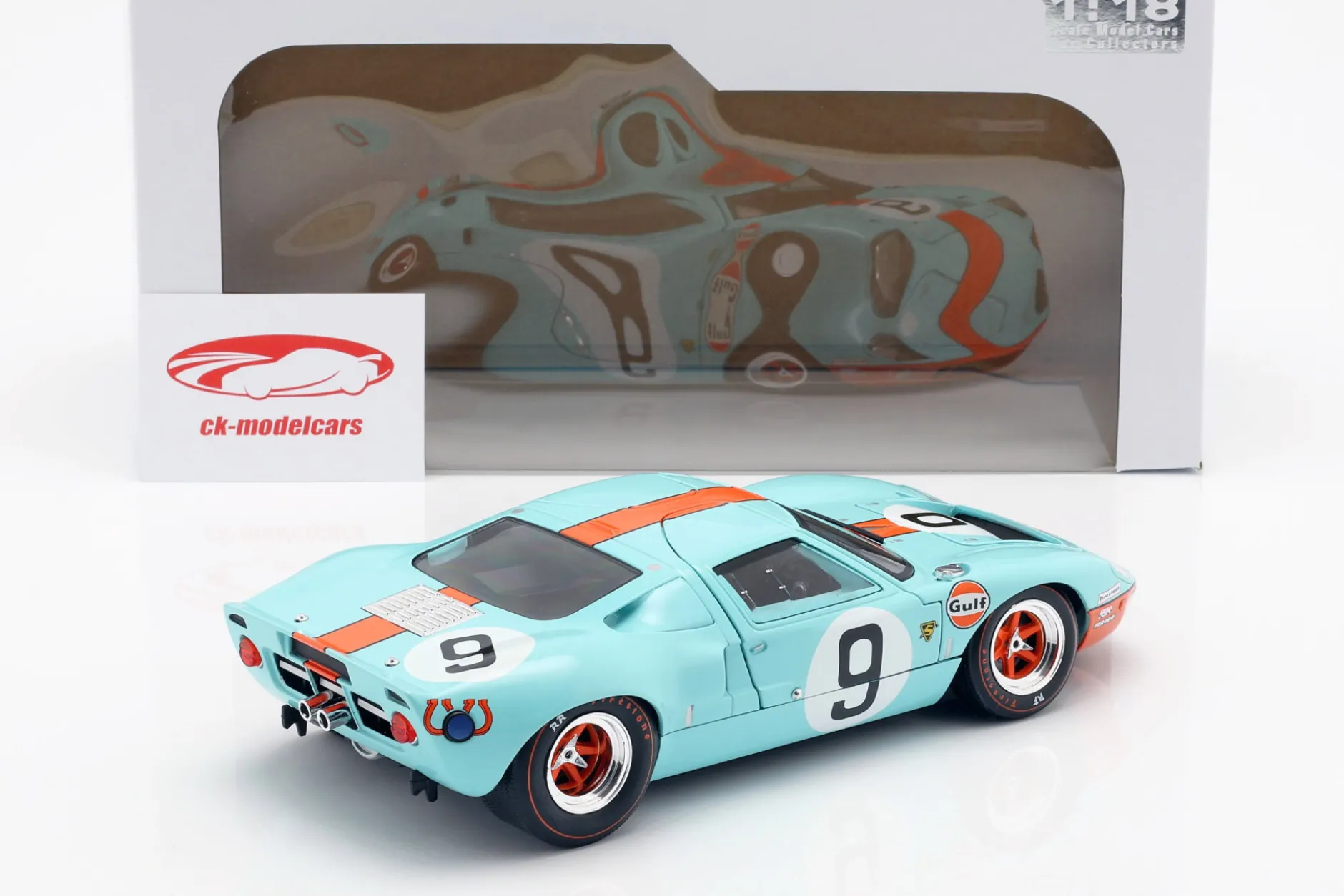 Ford GT40 Gulf #9 Sieger 24h LeMans 1968 Rodriguez, Bianchi 1:18 Solido