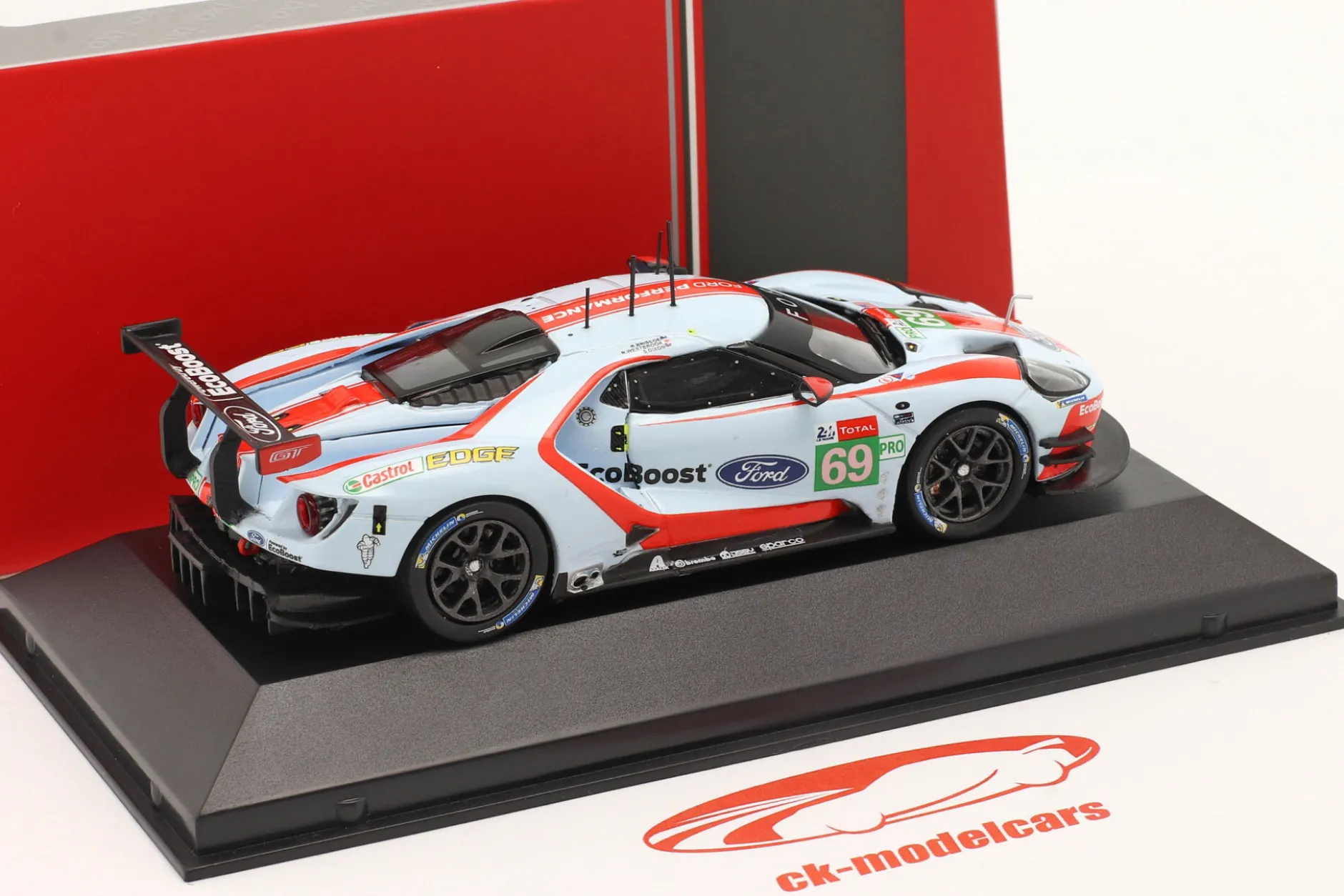 Ford GT #69 24h LeMans 2019 Briscoe, Westbrook, Dixon 1:43 Ixo