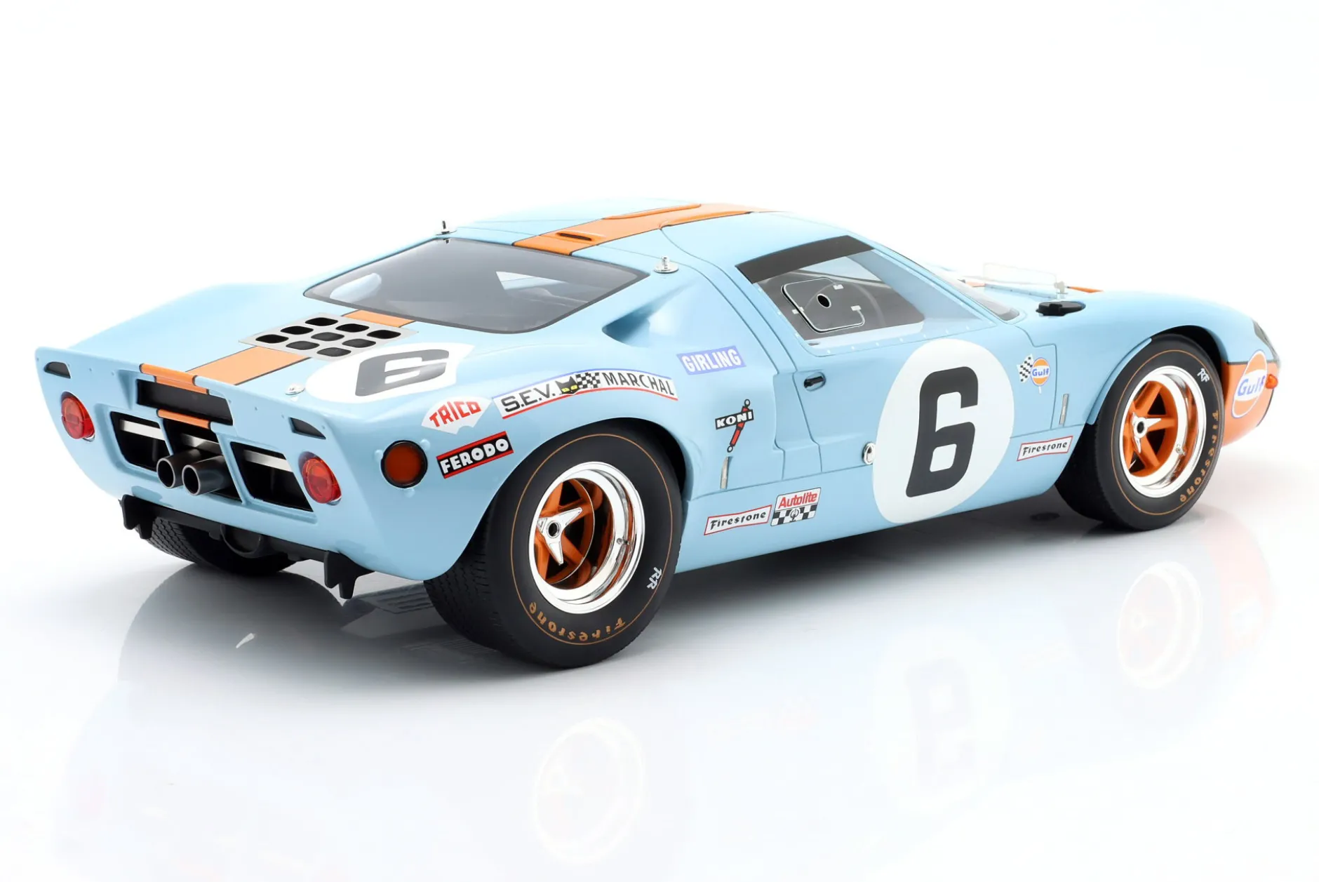 Ford GT40 Mk I #6 Sieger 24h LeMans 1969 Ickx, Oliver 1:12 WERK83