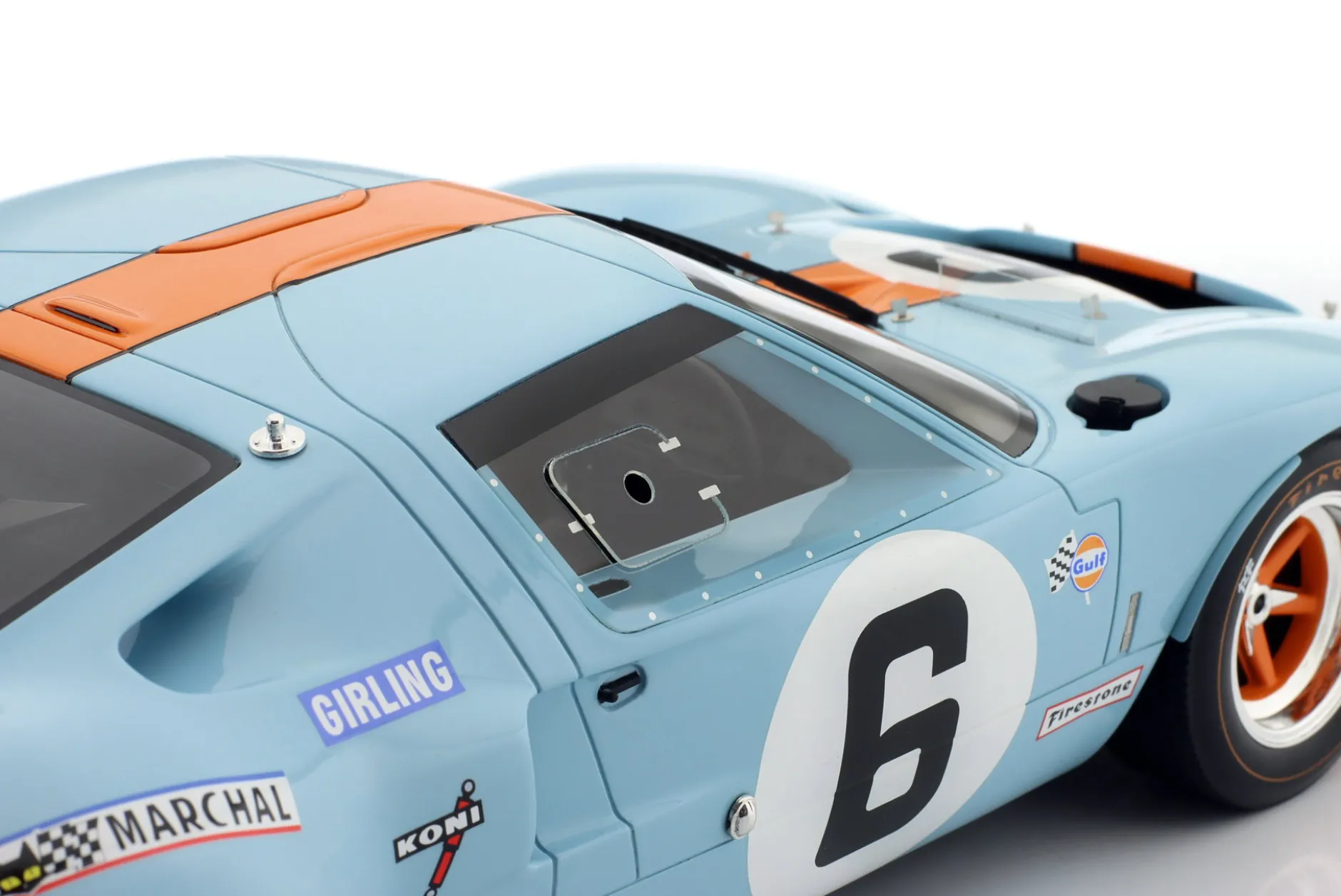 Ford GT40 Mk I #6 Sieger 24h LeMans 1969 Ickx, Oliver 1:12 WERK83