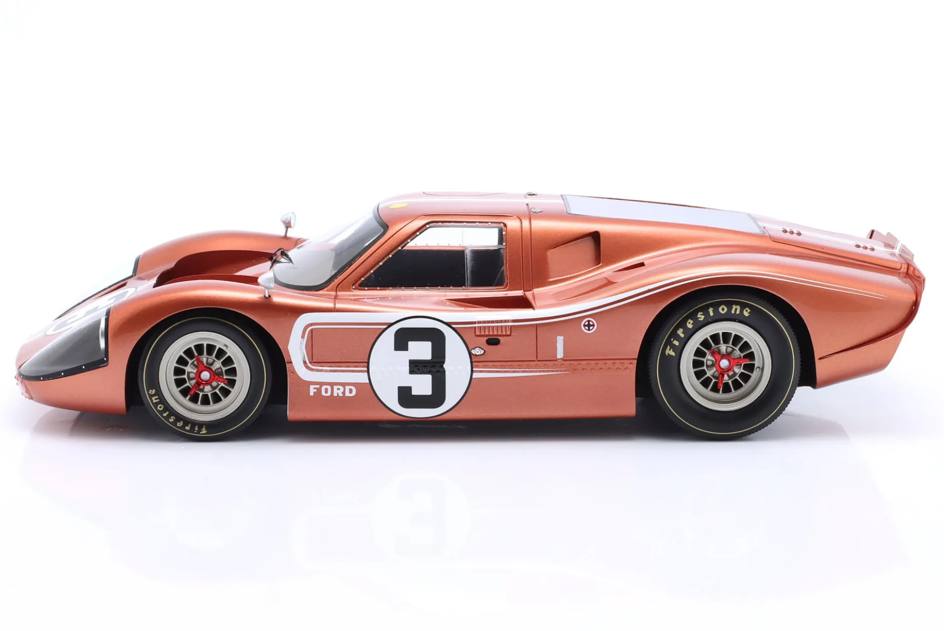 Ford GT40 MK IV #3 24h LeMans 1967 Andretti, Bianchi 1:18 Spark