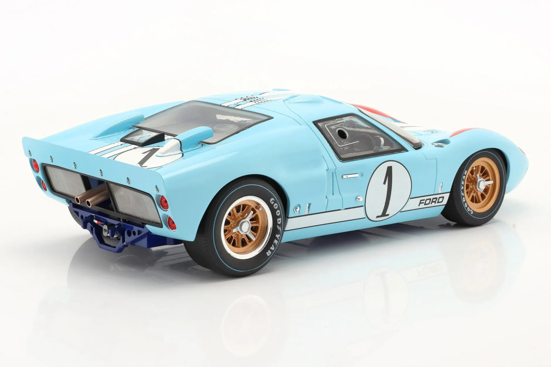 Ford GT40 #1 2nd 24h LeMans 1966 Miles, Hulme 1:12 CMR