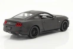 Ford Mustang GT Baujahr 2015 matt schwarz 1:24 Welly