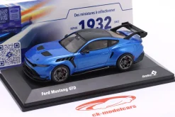 Ford Mustang GTD Baujahr 2025 blau metallic 1:43 Solido