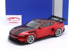 Ford Mustang GTD Baujahr 2025 rot / schwarz 1:18 Ixo