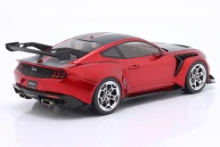 Ford Mustang GTD Baujahr 2025 rot / schwarz 1:18 Ixo
