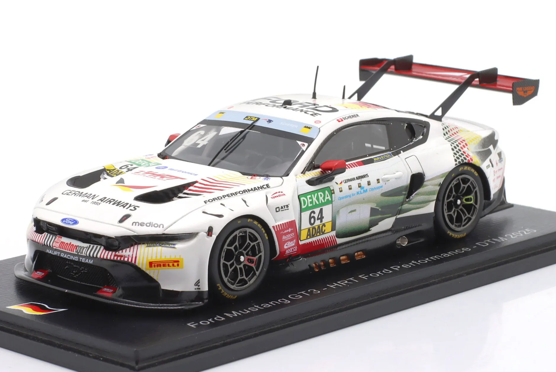 Ford Mustang GT3 #64 DTM 2025 Fabio Scherer 1:43 Spark