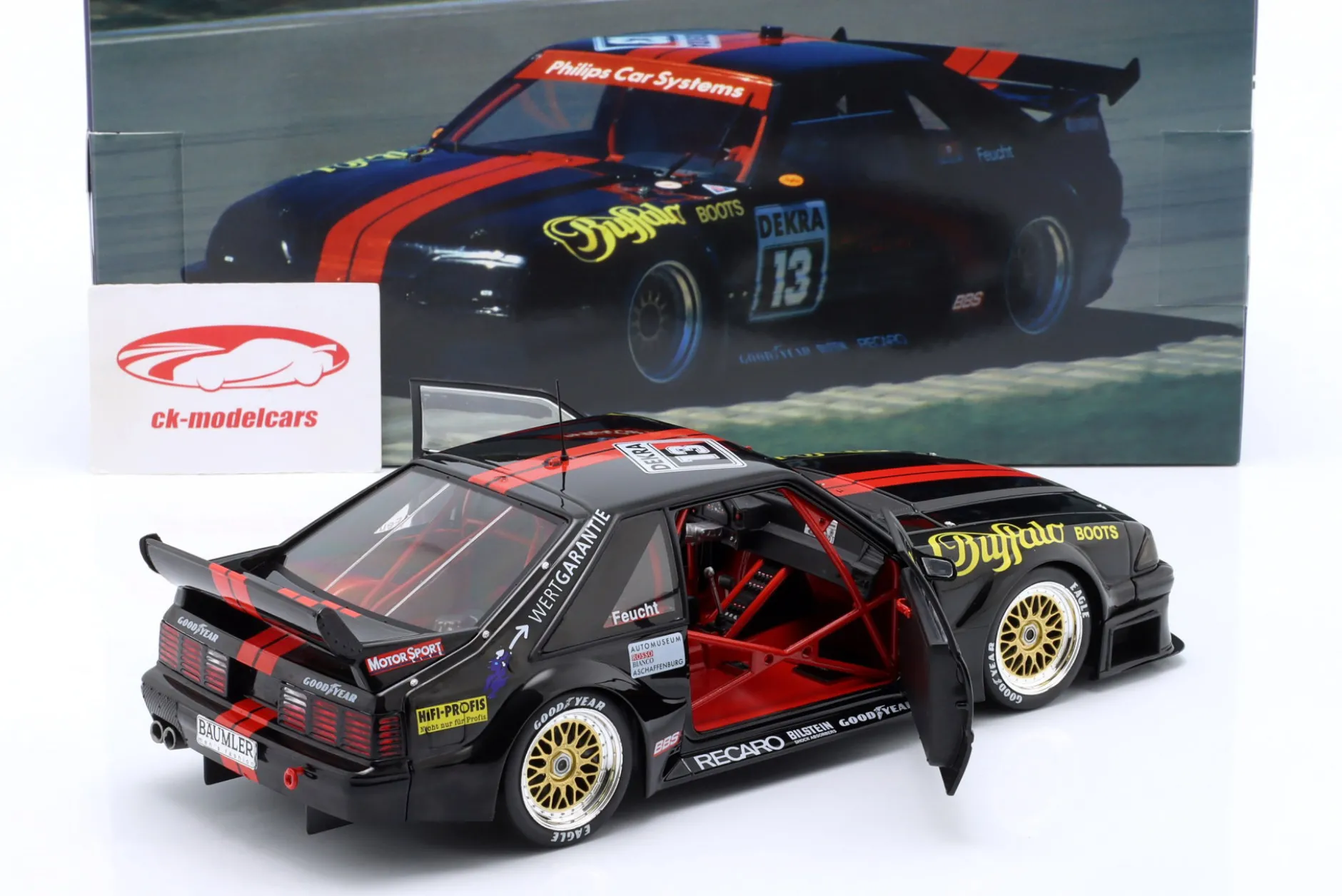 Ford Mustang 5.0 GT #13 DTM 1993 Jürgen Feucht 1:18 WERK83