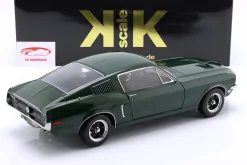 Ford Mustang GT Fastback Bullitt Baujahr 1968 dunkelgrün 1:12 KK-Scale