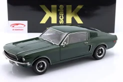 Ford Mustang GT Fastback Bullitt Baujahr 1968 dunkelgrün 1:12 KK-Scale