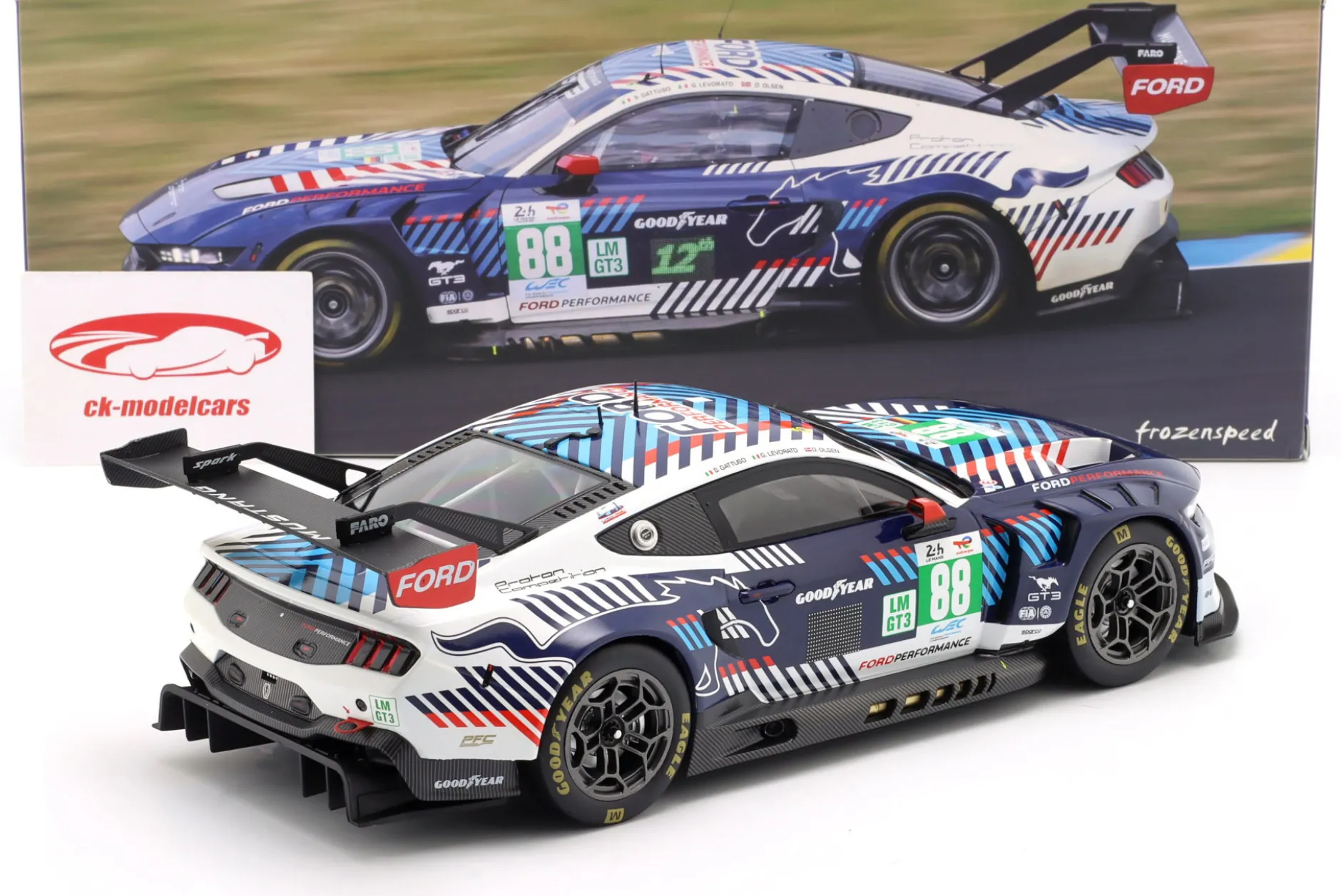 Ford Mustang GT3 #88 24h LeMans 2025 Proton Competition 1:18 Ixo