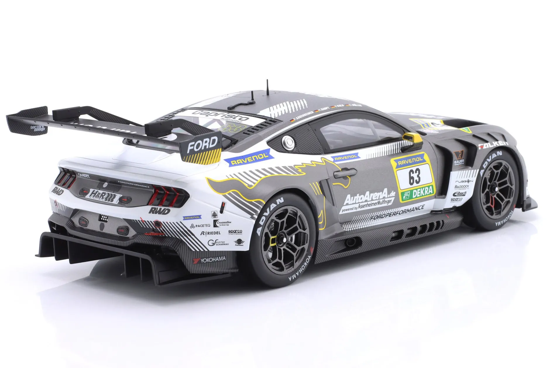 Ford Mustang GT3 #63 24h Nürburgring 2025 HRT Ford Performance 1:18 Ixo