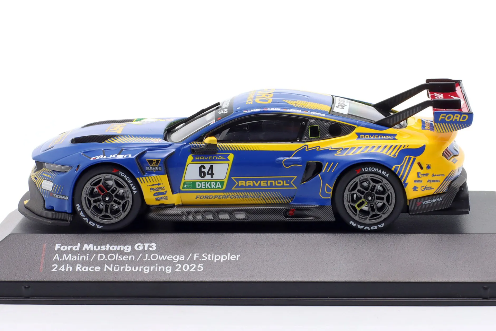 Ford Mustang GT3 #64 24h Nürburgring 2025 HRT Ford Performance 1:43 Ixo