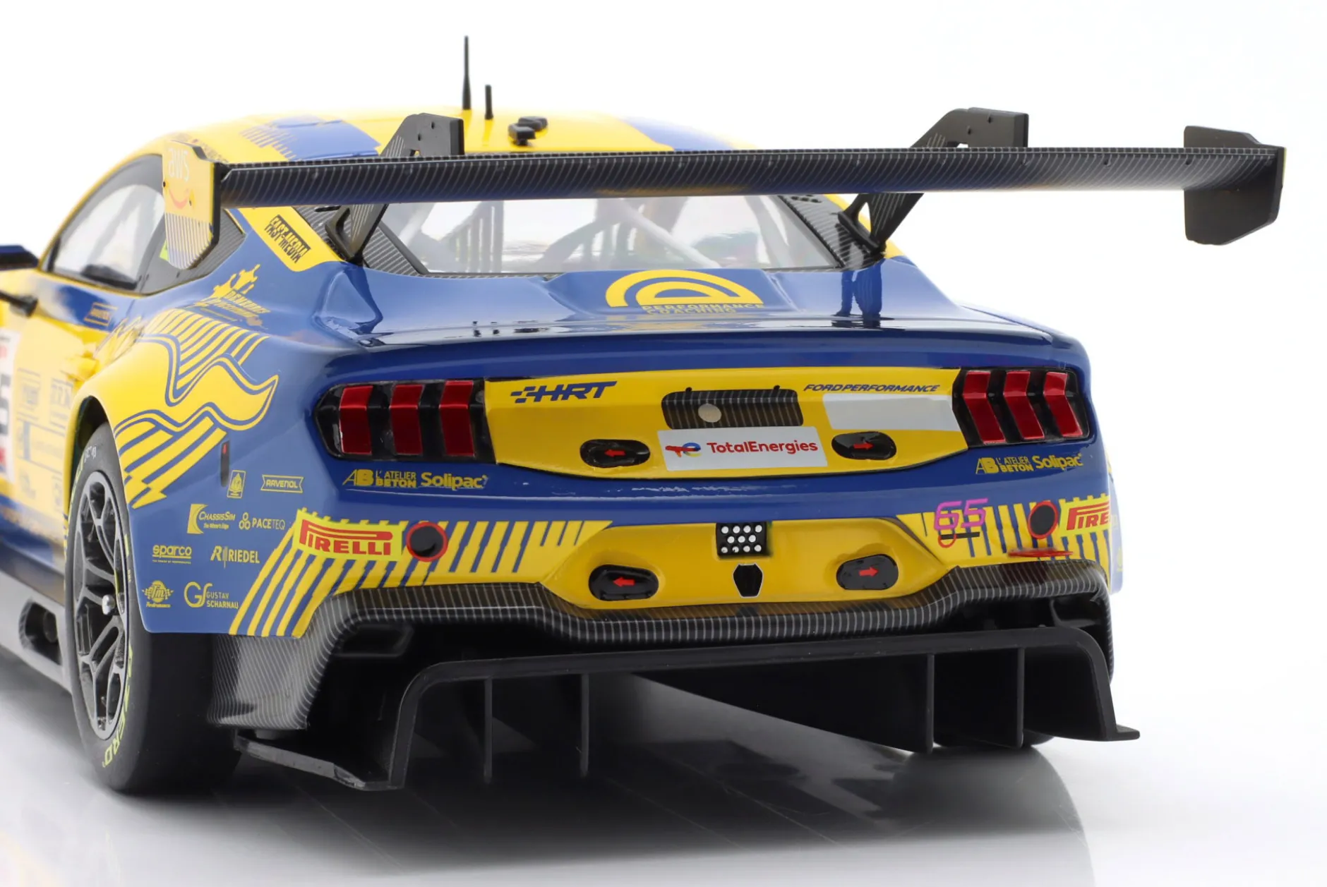 Ford Mustang GT3 #65 24h Spa 2025 HRT Ford Performance 1:18 Ixo