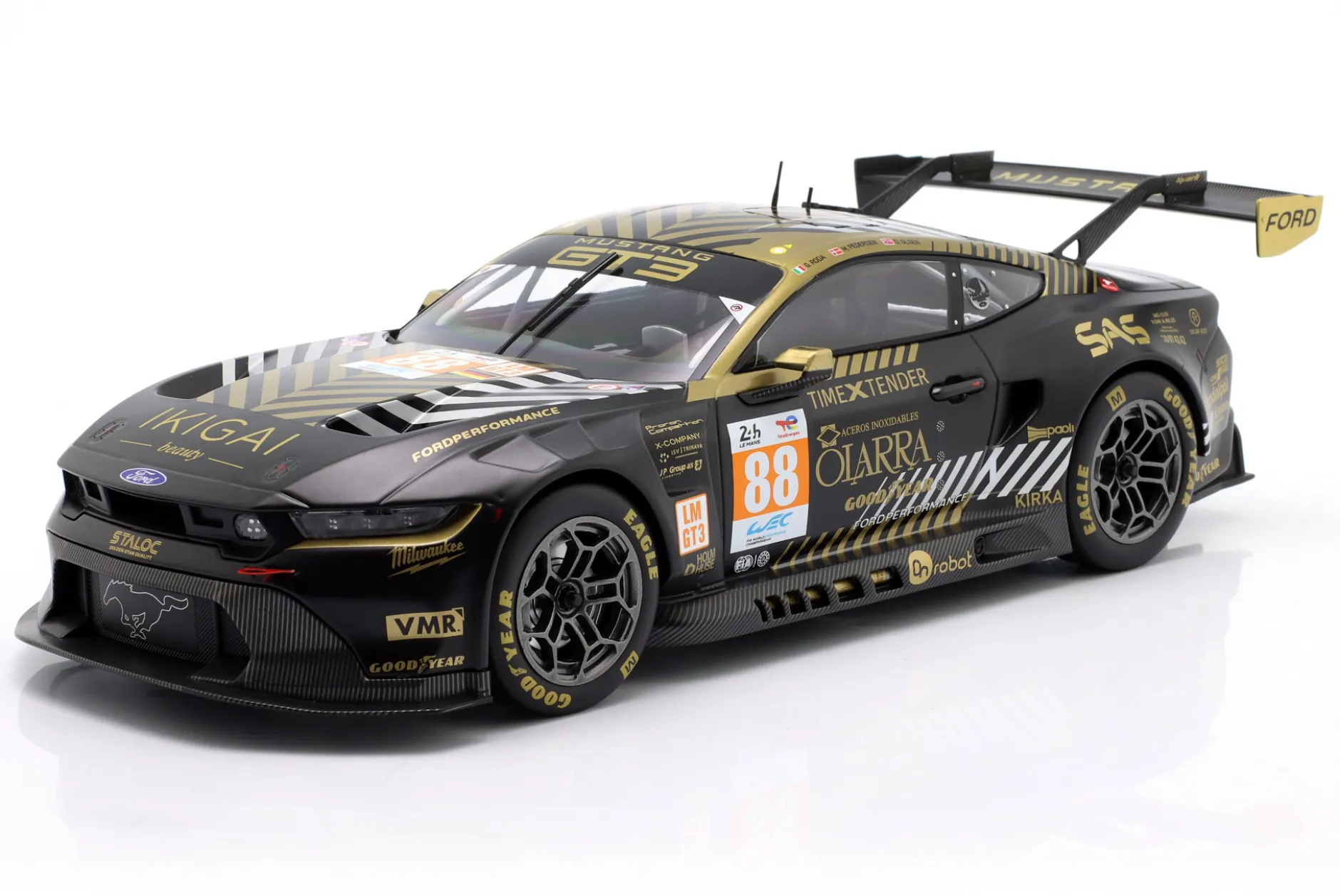 Ford Mustang GT3 #88 3rd LMGT3 24h LeMans 2024 Proton Competition 1:18 Ixo