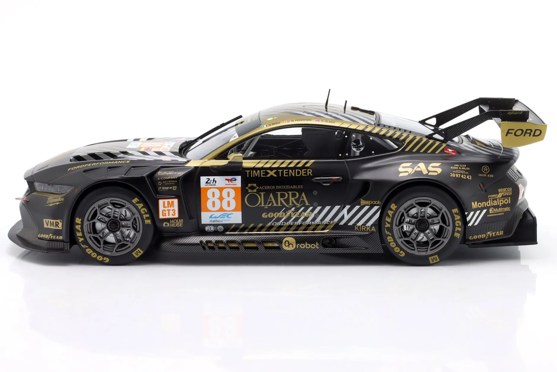 Ford Mustang GT3 #88 3rd LMGT3 24h LeMans 2024 Proton Competition 1:18 Ixo