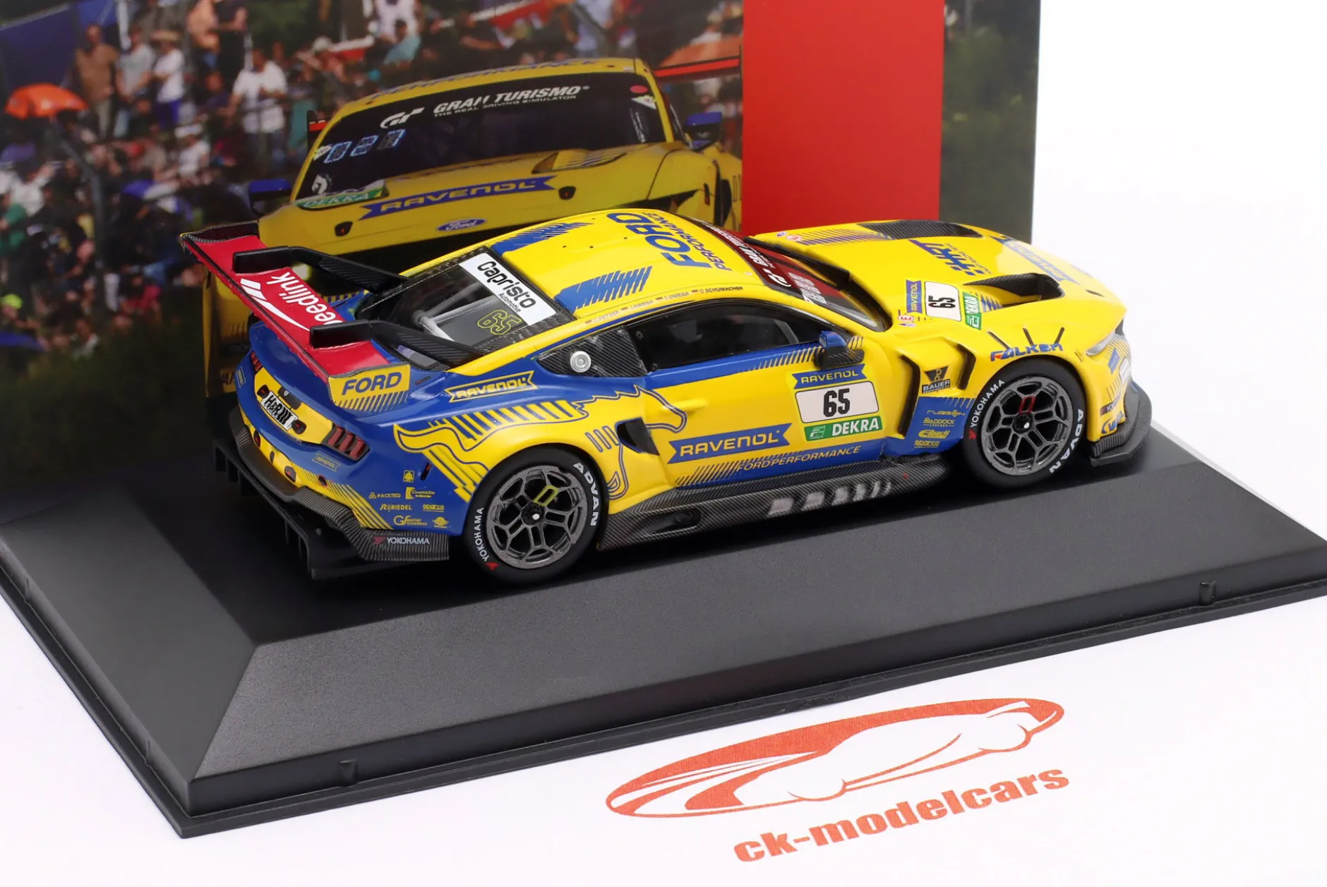Ford Mustang GT3 #65 4th 24h Nürburgring 2025 HRT Ford Performance 1:43 Ixo