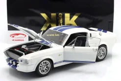 Ford Mustang Shelby GT500 Baujahr 1967 weiß / blau 1:12 KK-Scale