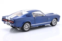 Ford Mustang Shelby GT500 Baujahr 1967 blau metallic / weiß 1:12 KK-Scale