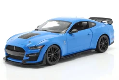 Ford Mustang Shelby GT500 Baujahr 2020 blau 1:18 Maisto