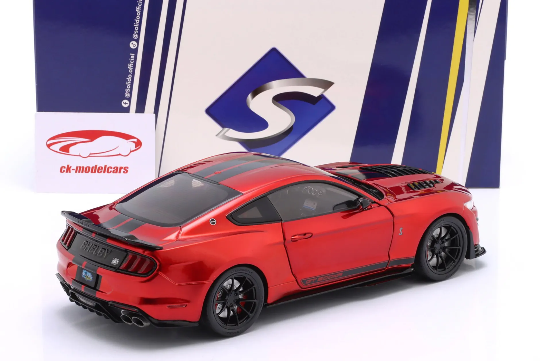 Ford Mustang Shelby GT500KR Baujahr 2023 rot 1:18 Solido
