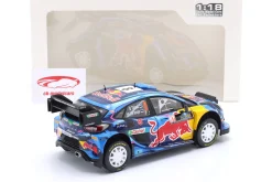 Ford Puma Rally1 Hybrid #8 Sieger Rallye Schweden 2023 Tänak, Järveoja 1:18 Solido