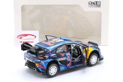Ford Puma Rally1 Hybrid #8 Sieger Rallye Schweden 2023 Tänak, Järveoja 1:18 Solido