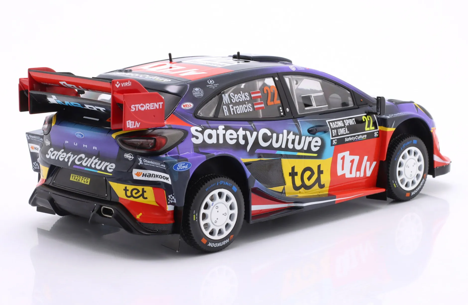 Ford Puma Rally1 #22 6th Rallye Schweden 2025 Sesks, Francis 1:18 Ixo