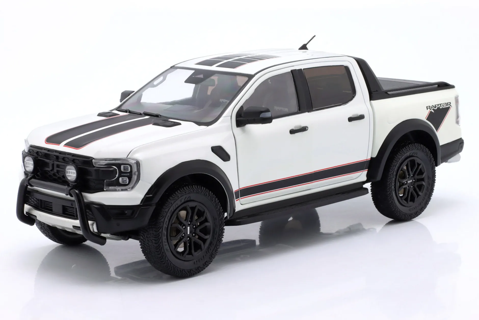 Ford Ranger Raptor Baujahr 2024 weiß 1:18 Solido