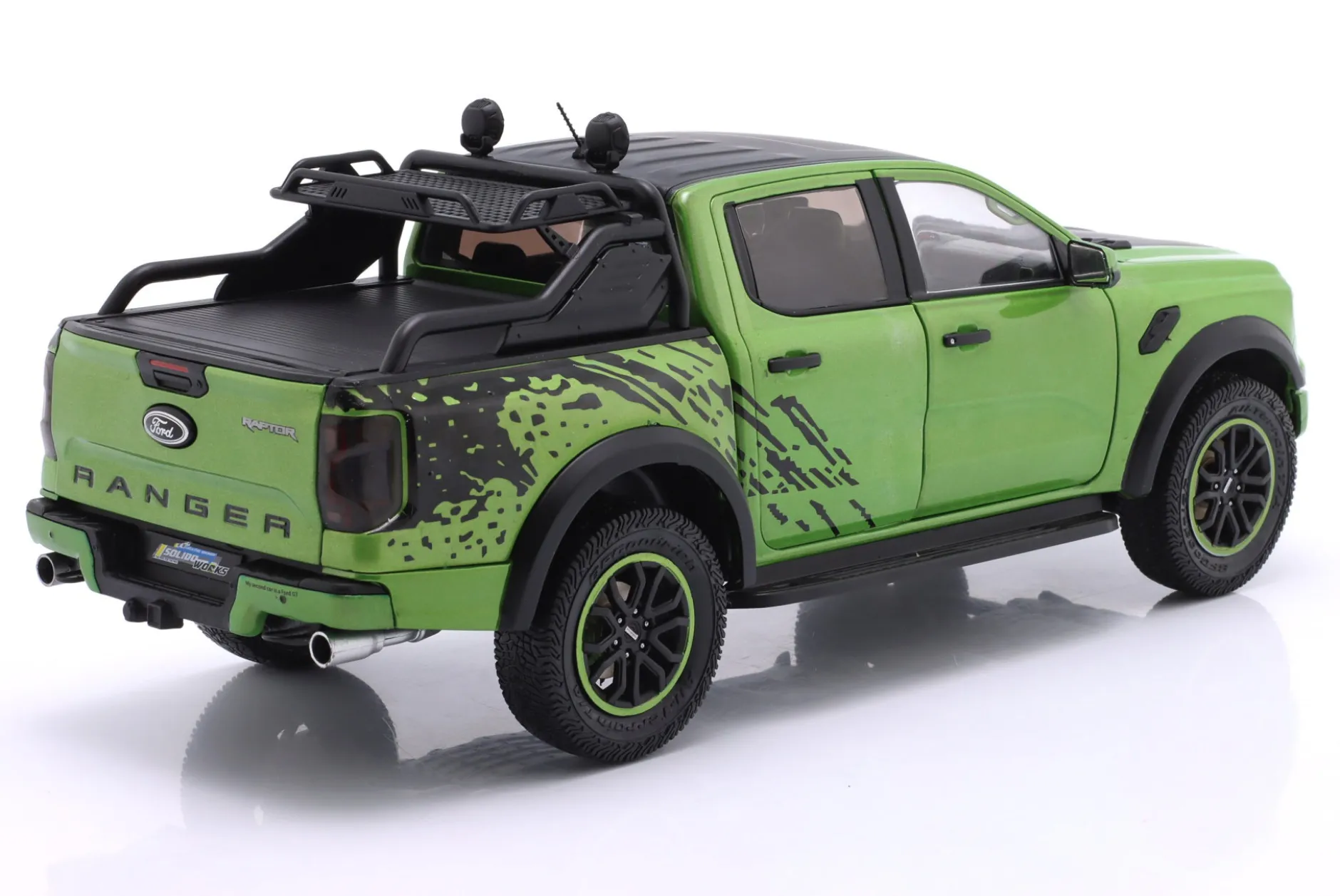 Ford Ranger Raptor Pick-Up Baujahr 2024 grün metallic 1:18 Solido