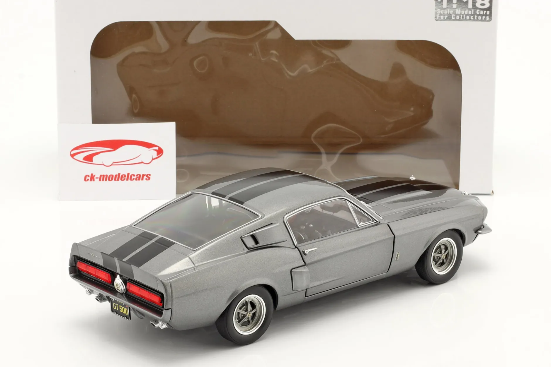 Ford Shelby Mustang GT500 Baujahr 1969 grau 1:18 Solido